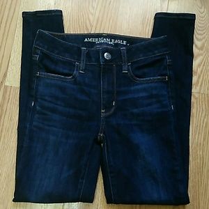 American Eagle high rise super stretch jeans